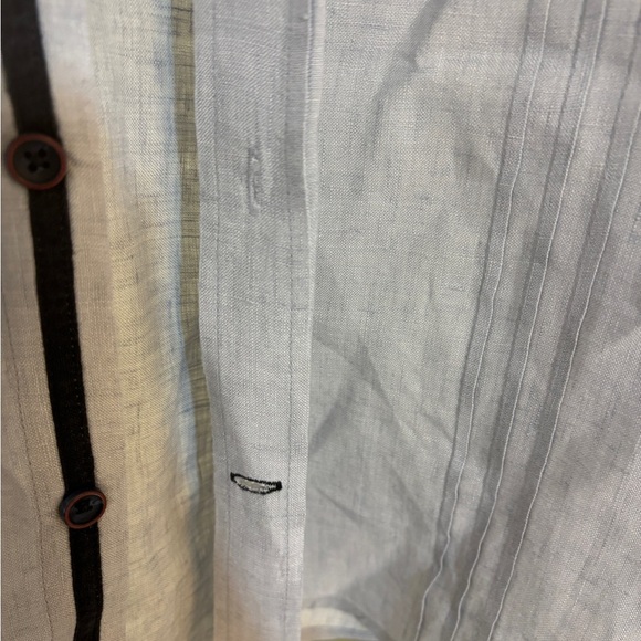 Abito collection Gray Lightweight linen Shirt - Picture 7 of 10